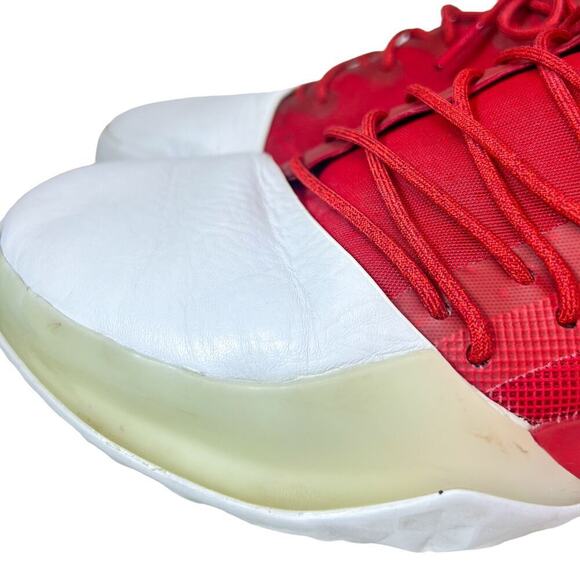 Adidas Harden Vol. 1 Scarlet/White Basketball Sneakers Size 10.5 - Picture 5 of 6